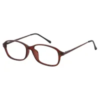 Oval Brown Eyeglasses