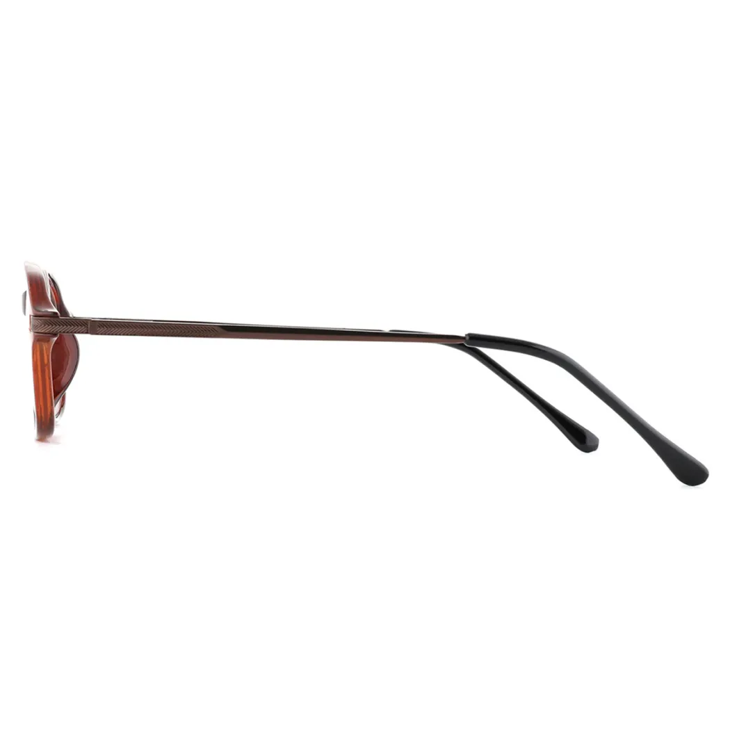 Oval Brown Eyeglasses
