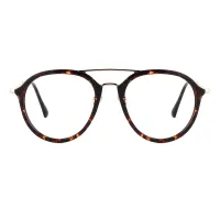 Aviator Tortoiseshell Eyeglasses
