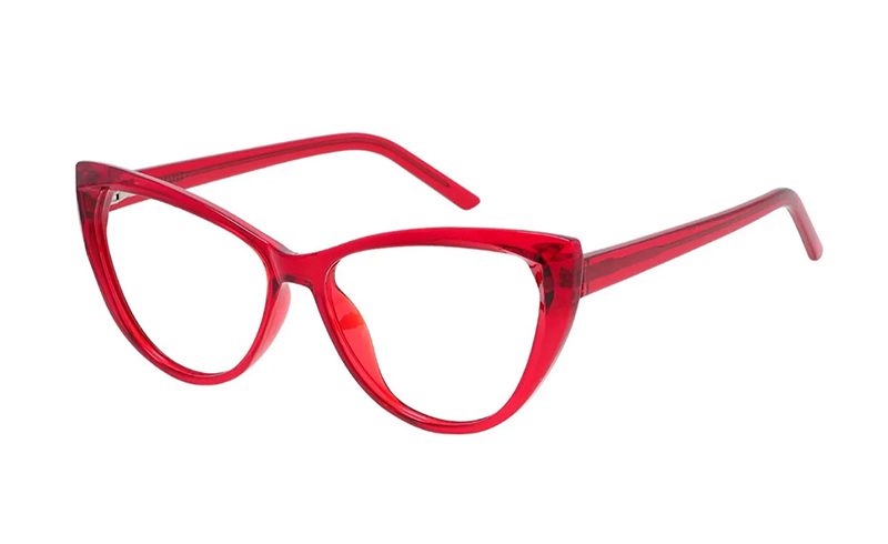 red glasses