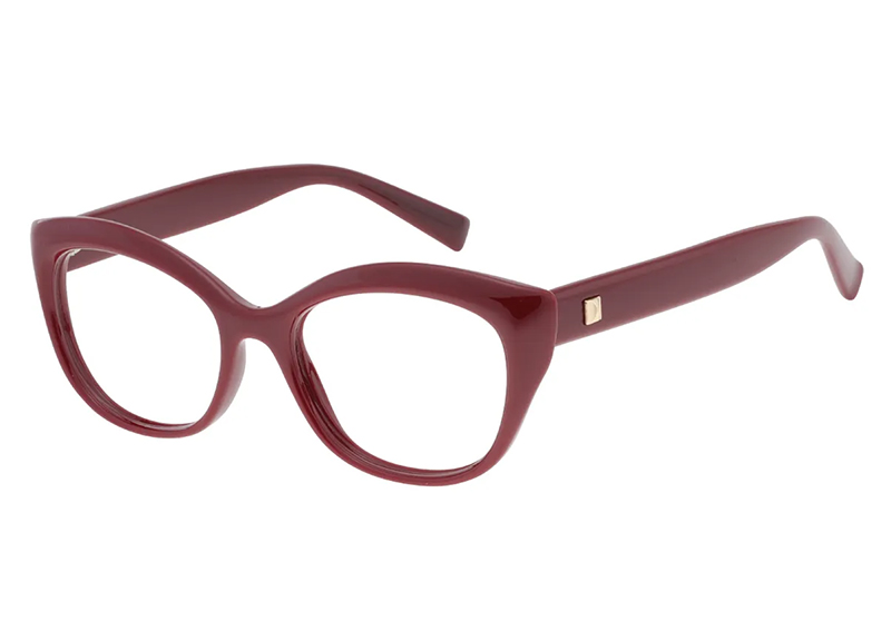 red glasses