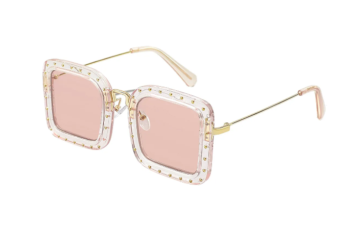 pink square sunglasses 