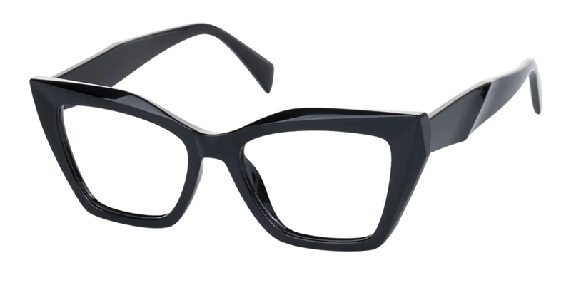cat-eye glasses