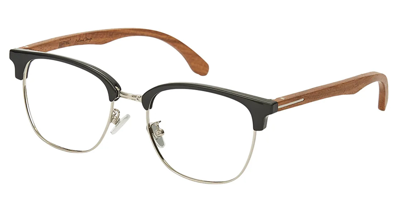 Metal browline glasses