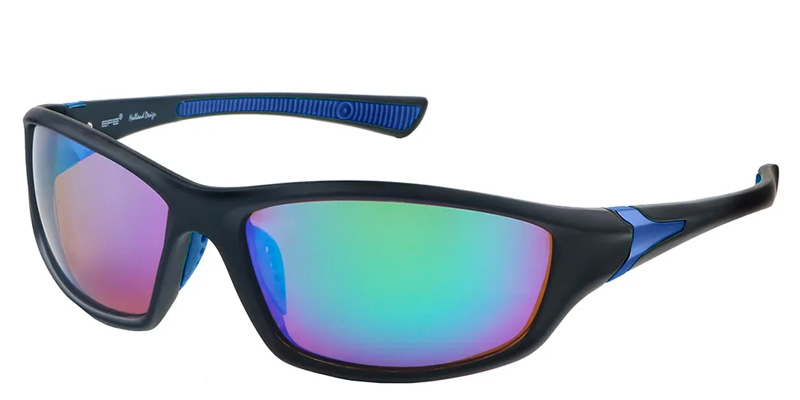 rectangle black-blue sunglasses