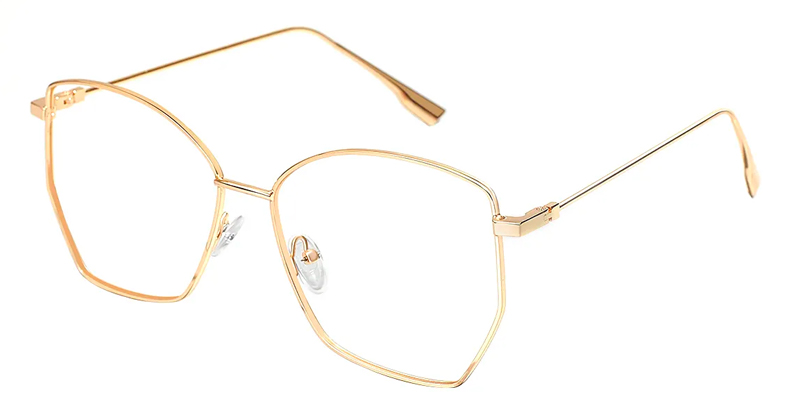 Geometric frames glasses