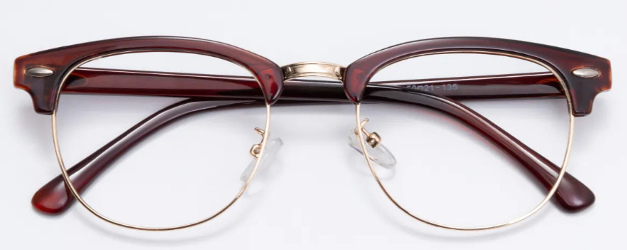 Browline Red Glasses E08623B